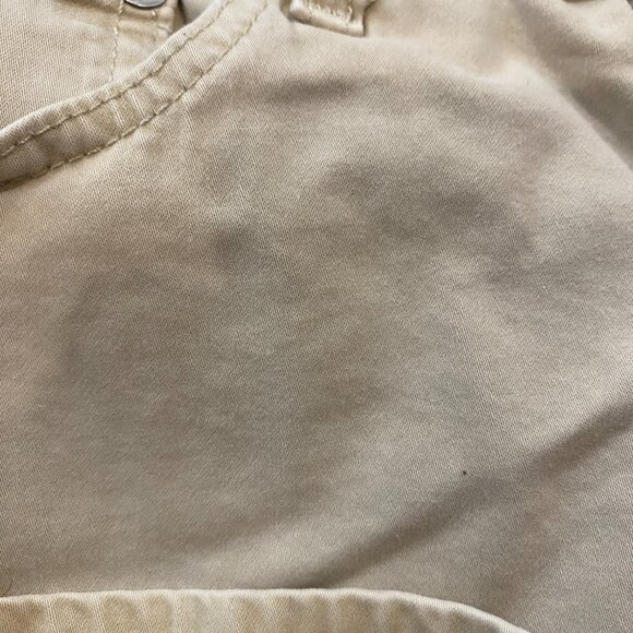 AG Adriano Goldschmied The Graduate Tailored Leg Pants Beige Khaki 34x32 Stretch - Picture 7 of 9